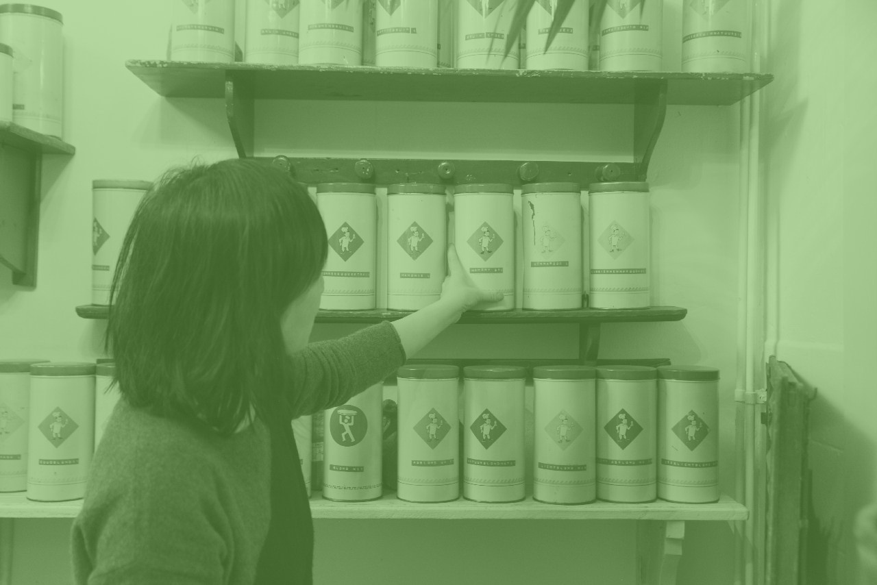 Selecteren van plantaardige kleurpigmenten